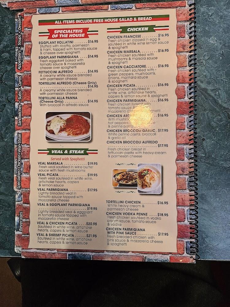 Brothers Italian Restaurant Menu image 3